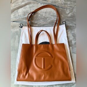 Telfar Tan Tote Bag Medium